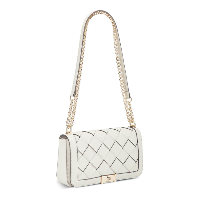 Nine West Mylah Woven Flap Chain Convertible Crossbody
