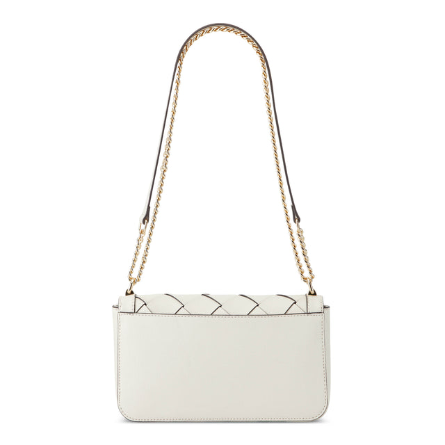 Nine West Mylah Woven Flap Chain Convertible Crossbody
