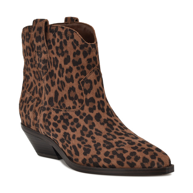Nine West Abreve Western Leather Booties
