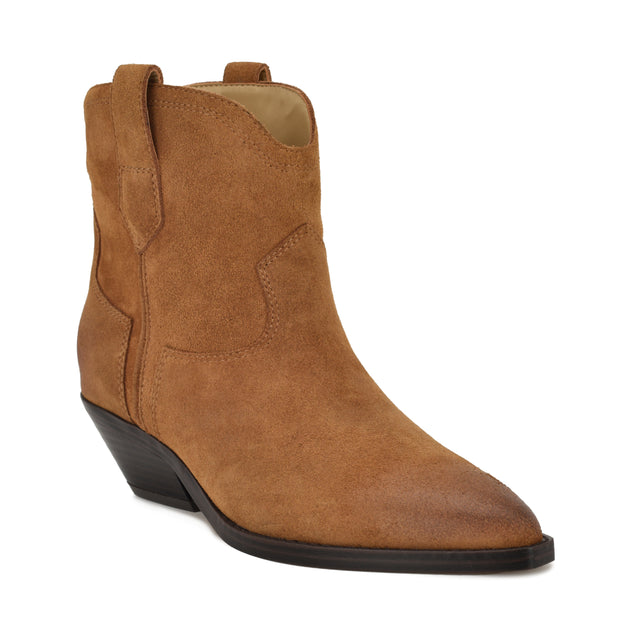 Nine West Abreve Western Leather Booties