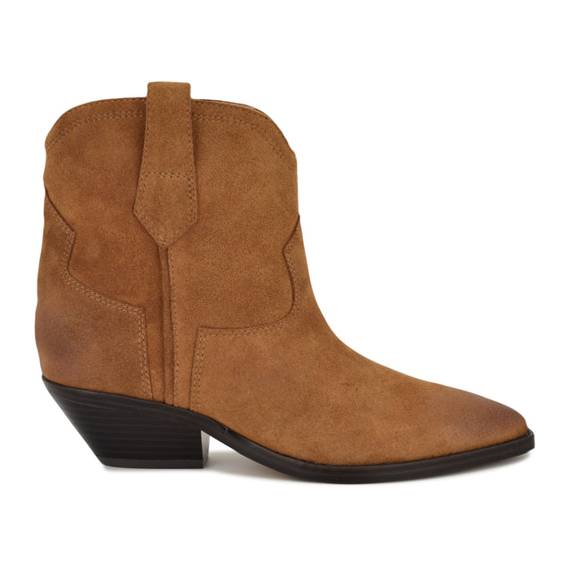 nine west Abreve Western Leather Booties
