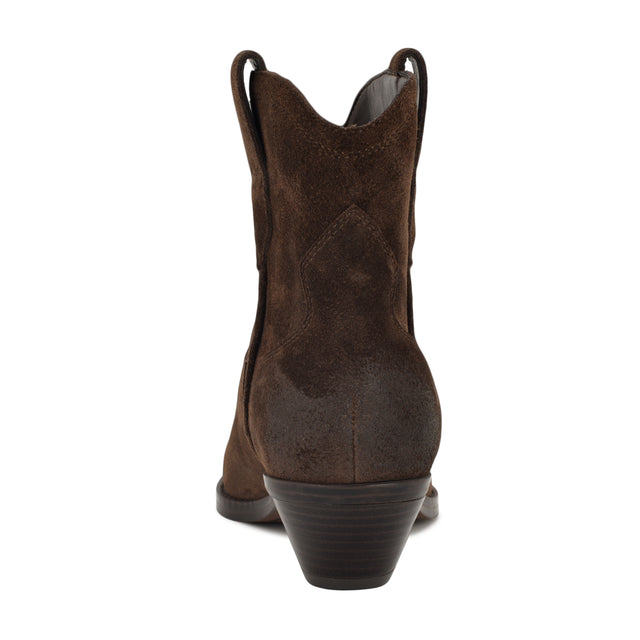 Nine West Abreve Western Leather Booties
