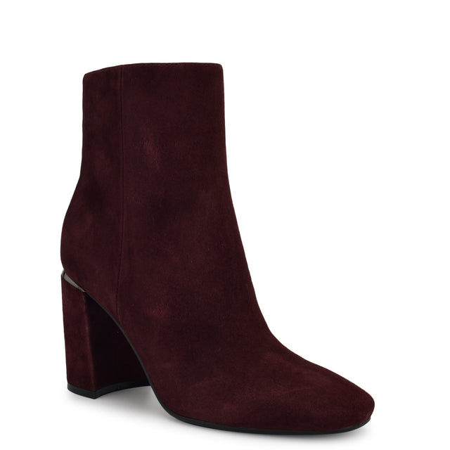 Nine West Ailet 9x9 Square Toe Booties