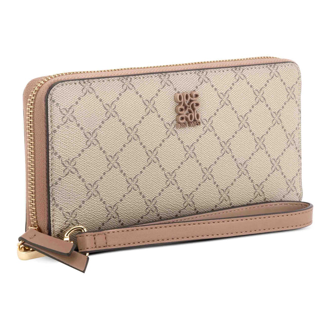 Nine West Anders Zip Around With Wristlet