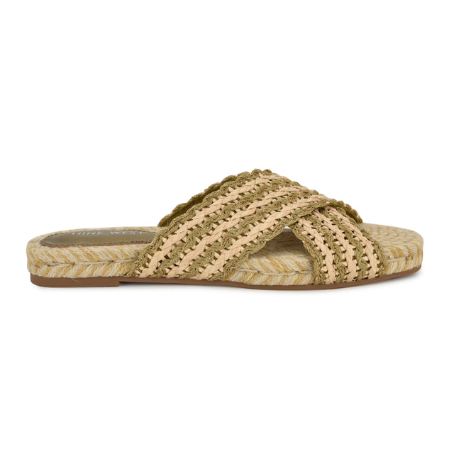 nine west Animay Flat Slide Sandals