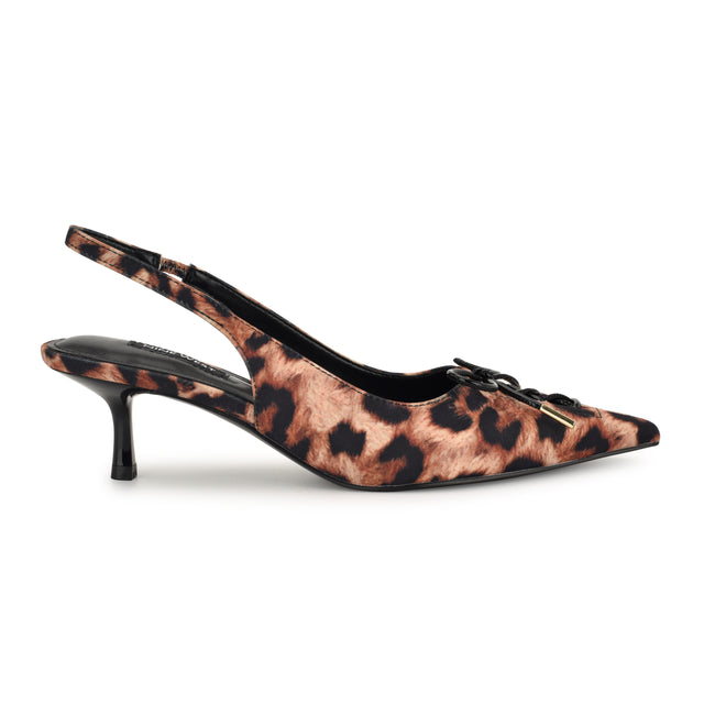 nine west Anora Kitten Heel Slingback Pumps