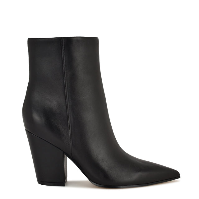 nine west Ariza Ankle Leather Booties