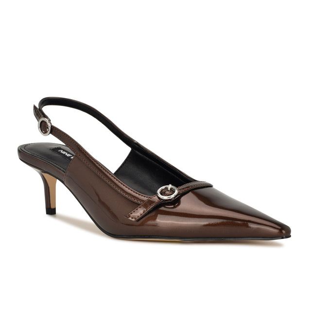 Nine West Ashlea Kitten Heel Slingback Pumps