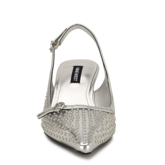 Nine West Ashleah Kitten Heel Slingback Pumps