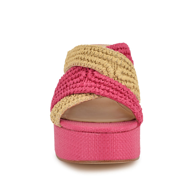 Nine West Bemay Platform Slide Sandals