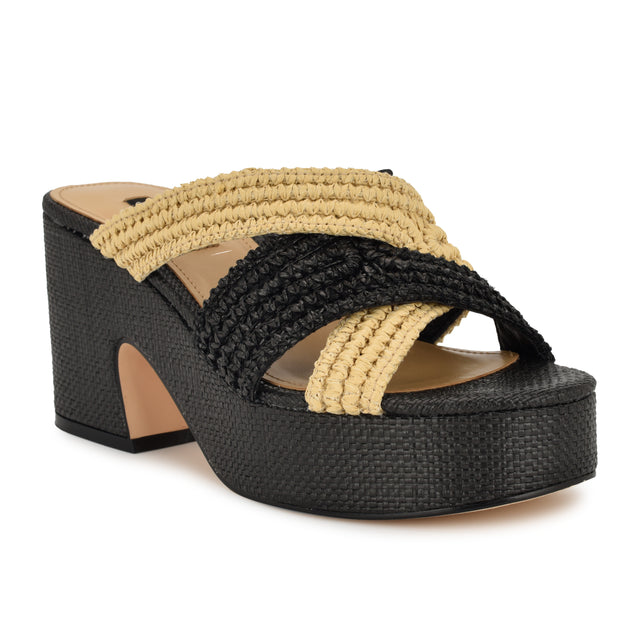 Nine West Bemay Platform Slide Sandals