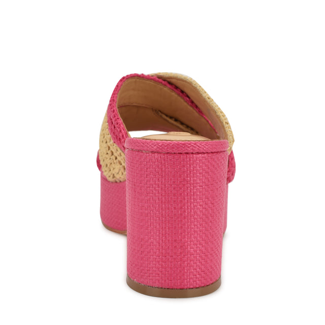 Nine West Bemay Platform Slide Sandals