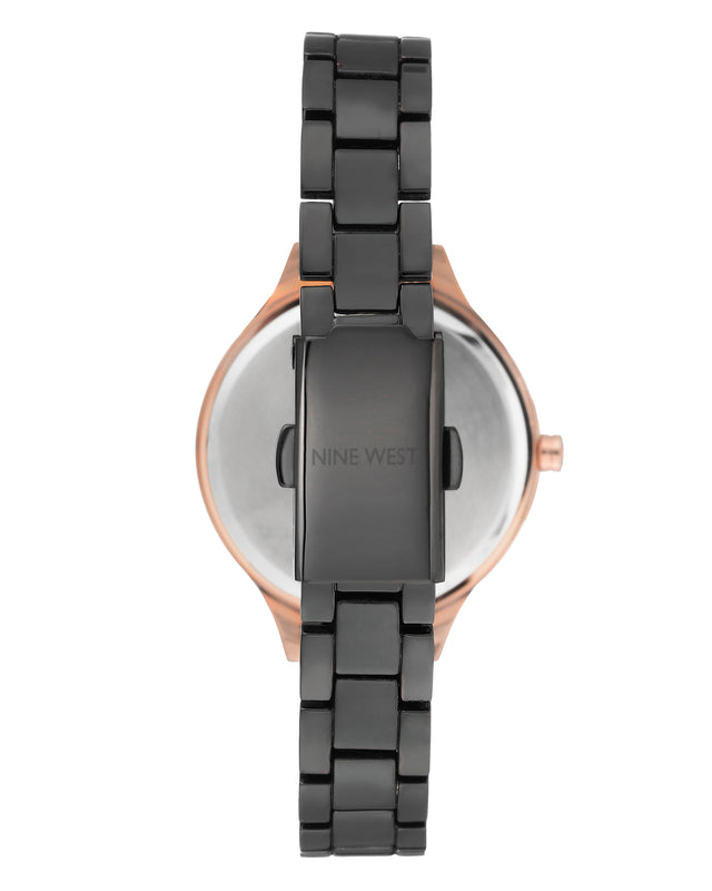 Nine West Bracelet Watch With Contrasting Case
