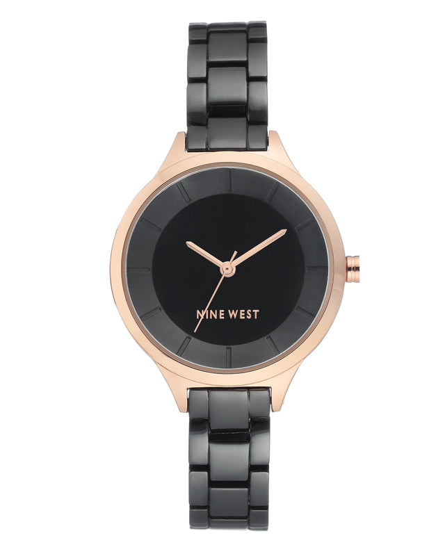 nine west Bracelet Watch With Contrasting Case