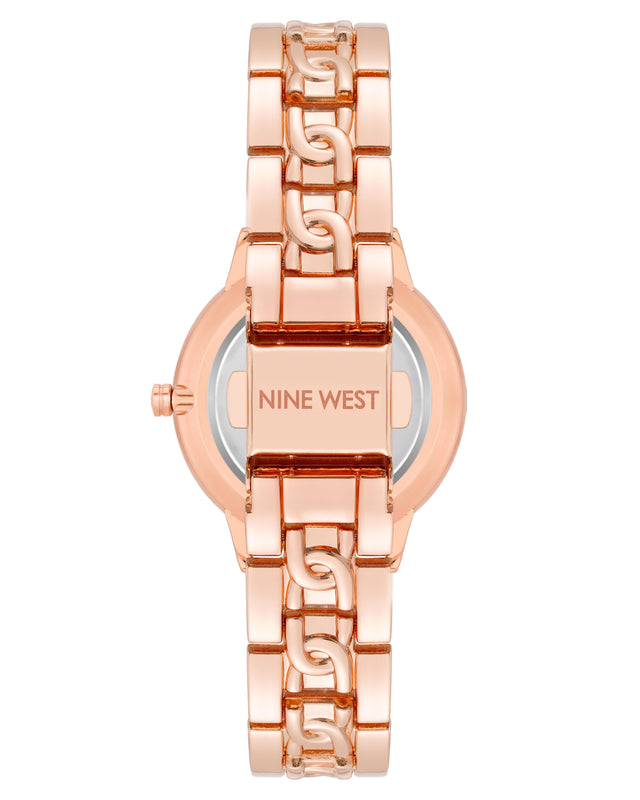 Nine West Chain Pattern Bracelet Watch