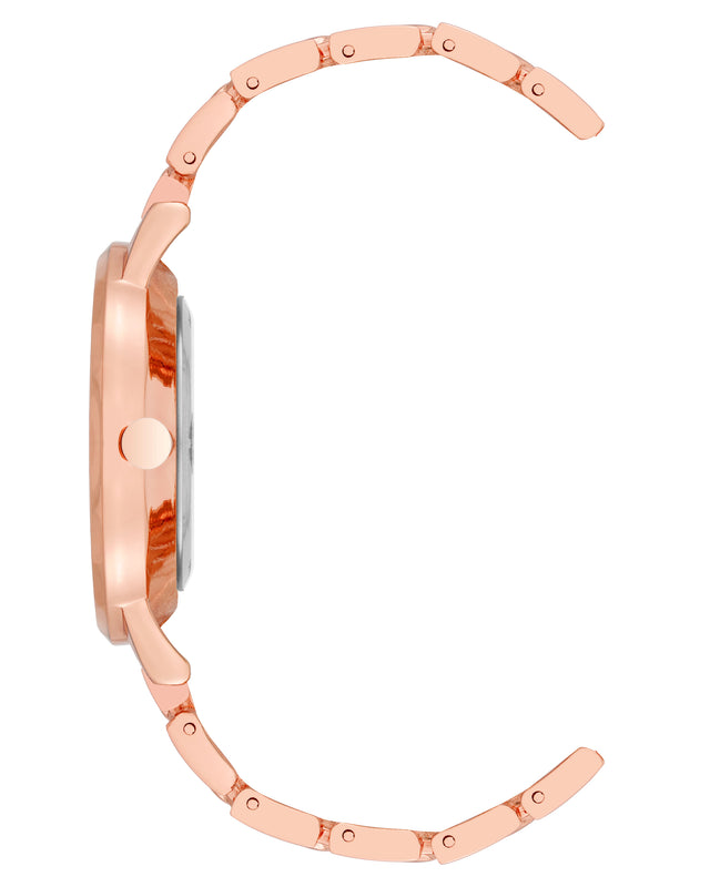 Nine West Chain Pattern Bracelet Watch