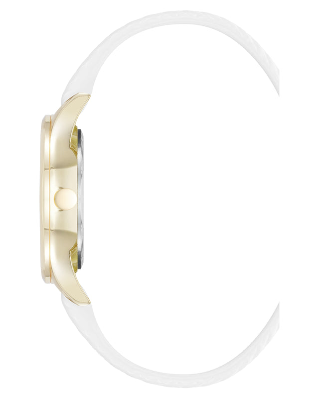 Nine West Chevron Pattern Strap Watch