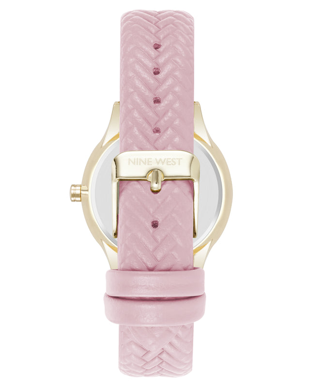 Nine West Chevron Pattern Strap Watch