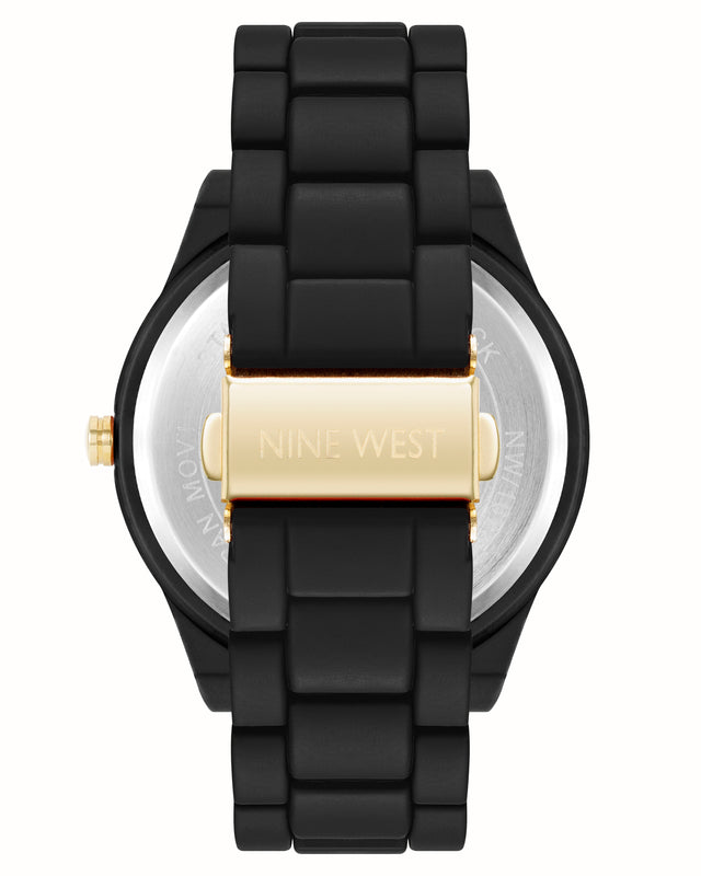 Nine West Classic Rubberized Bracelet Watch