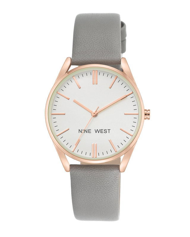 nine west Classic Strap Watch
