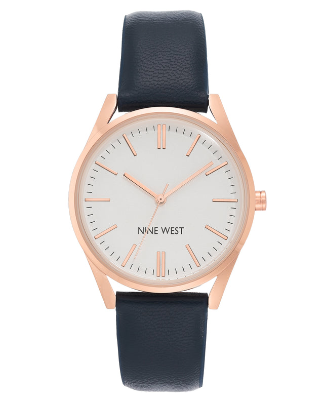 nine west Classic Strap Watch