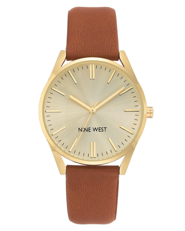 nine west Classic Strap Watch