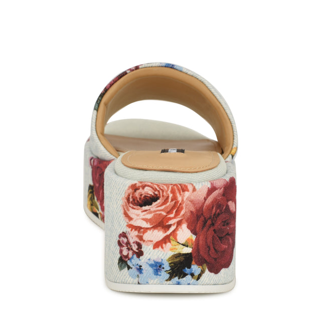 Nine West Copen Platform Slide Sandals