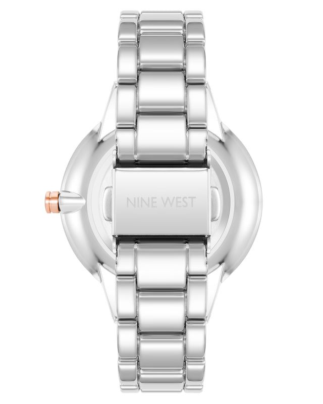Nine West Crystal Accented Bracelet Watch