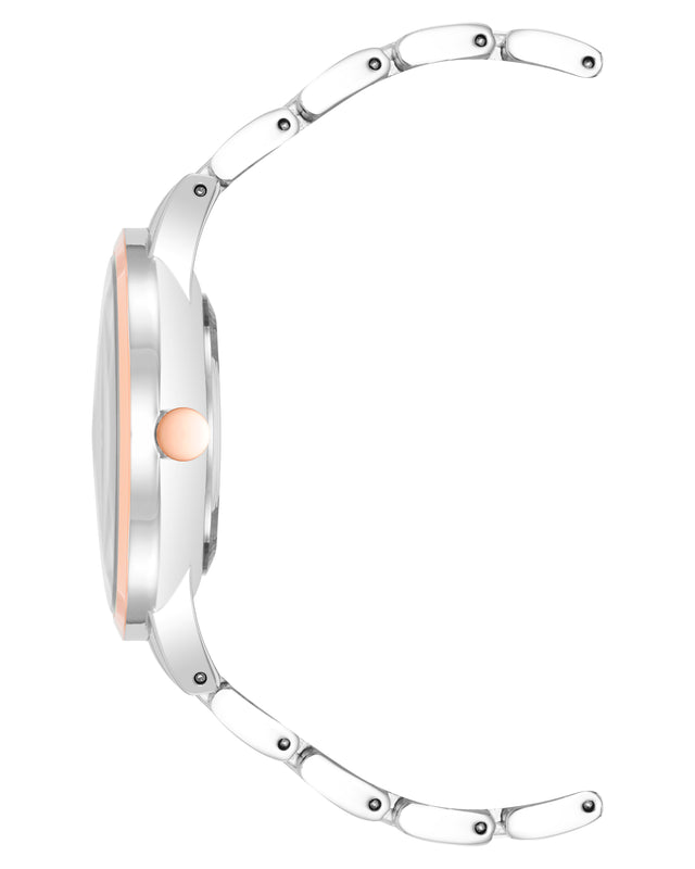 Nine West Crystal Accented Bracelet Watch