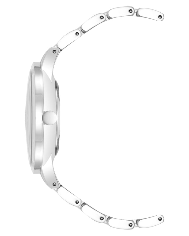 Nine West Crystal Accented Bracelet Watch