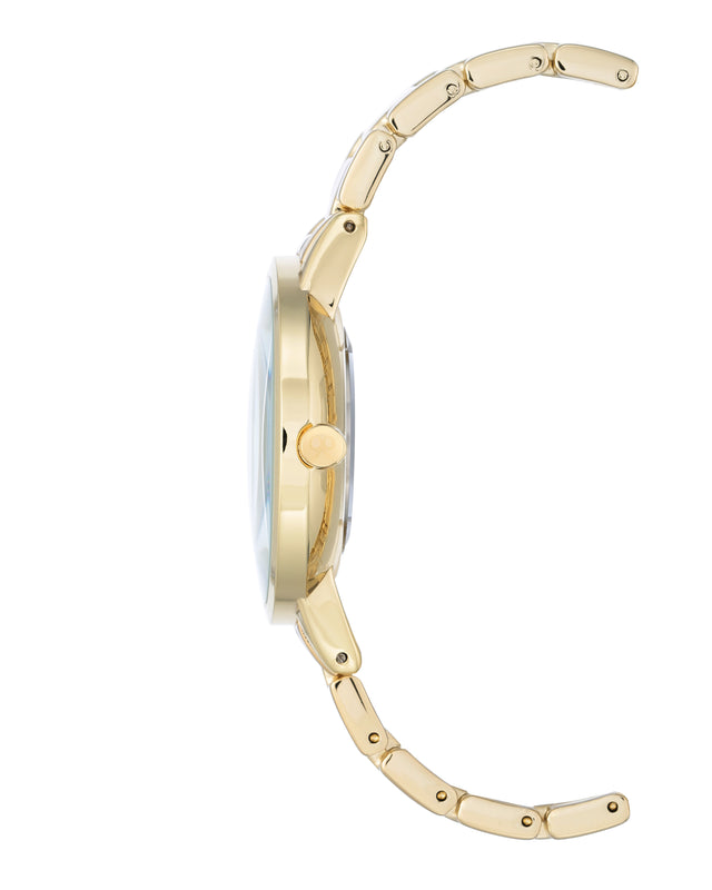 Nine West Crystal Accented Bracelet Watch