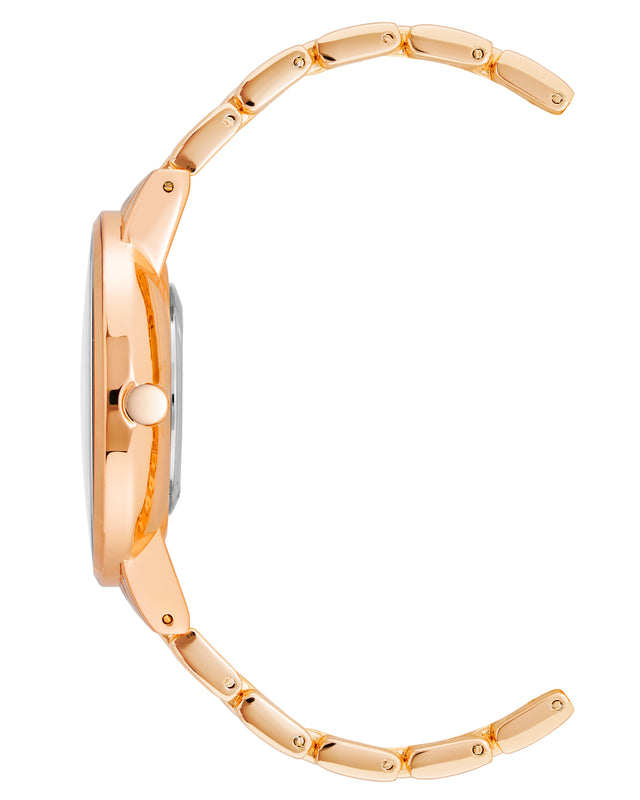 Nine West Crystal Accented Bracelet Watch