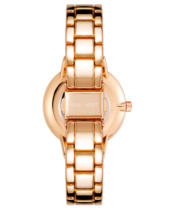 Nine West Crystal Accented Bracelet Watch