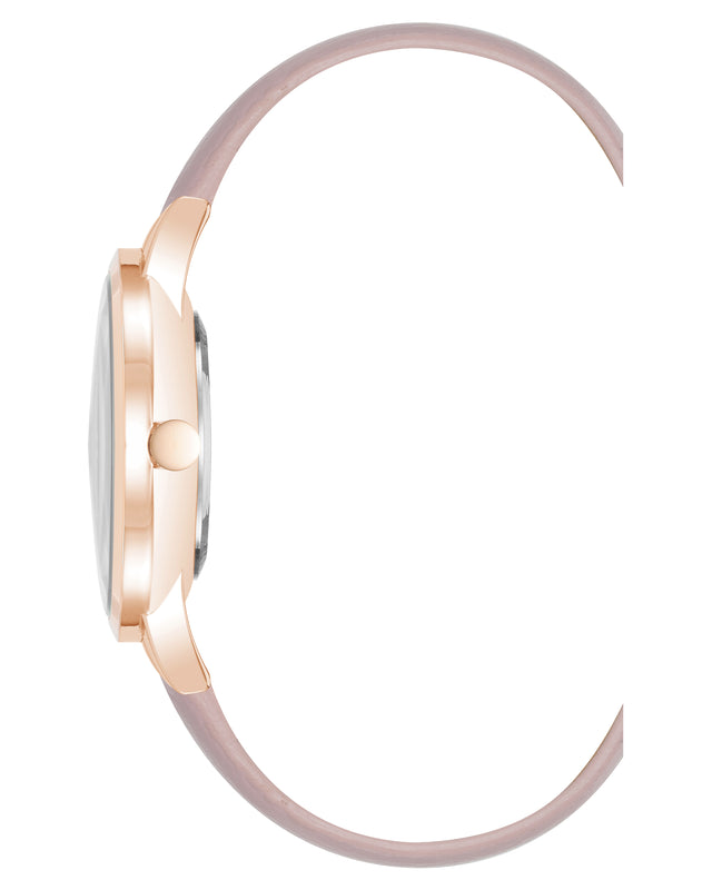 Nine West Crystal Accented Strap Watch