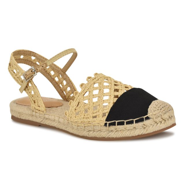 Nine West Darby Cap Toe Espadrille Flats