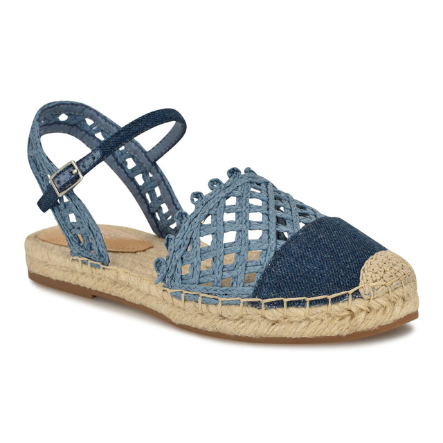 Nine West Darby Cap Toe Espadrille Flats