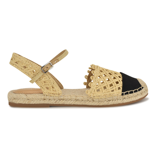 nine west Darby Cap Toe Espadrille Flats