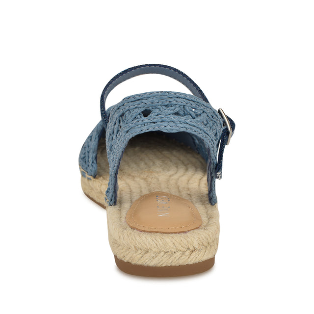 Nine West Darby Cap Toe Espadrille Flats