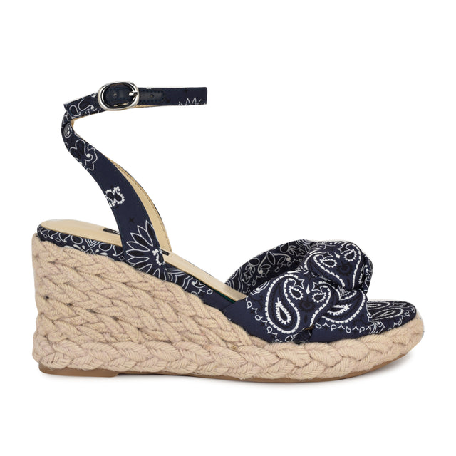 Nine West Dotime Espadrille Wedge Sandals