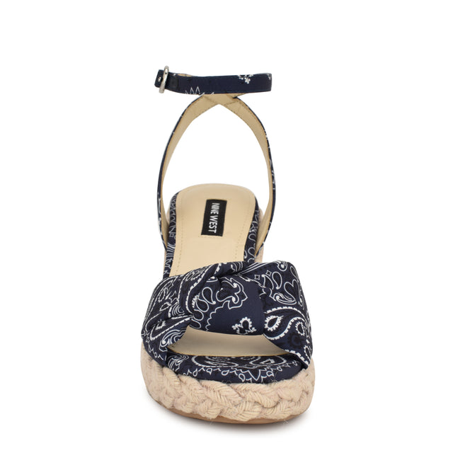 Nine West Dotime Espadrille Wedge Sandals