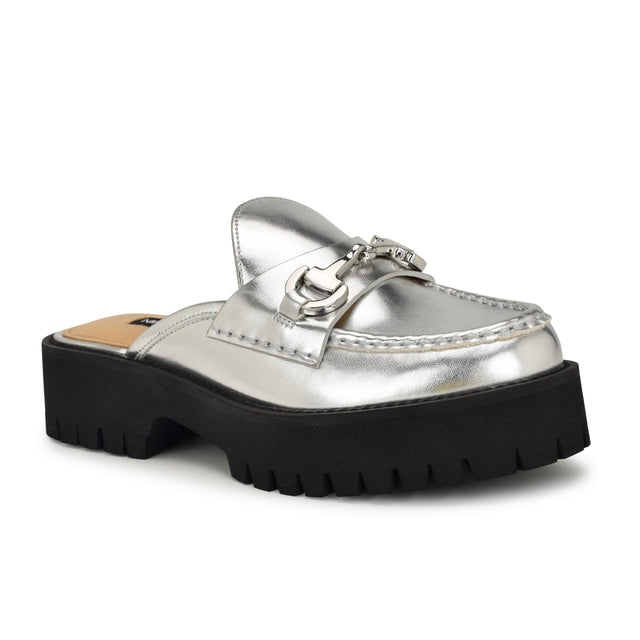 Nine West Duntal Lugsole Loafer Mules
