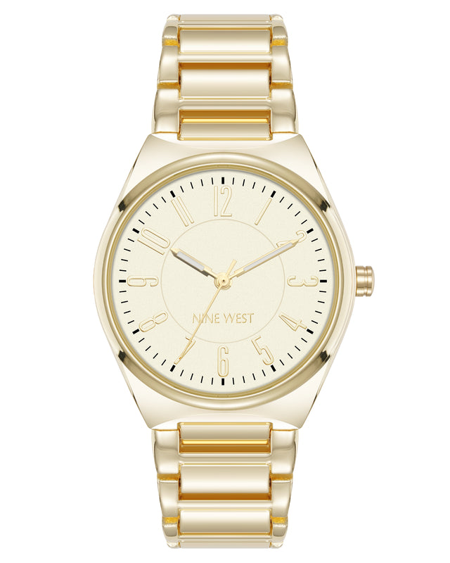 nine west Easy-to-Read Bracelet Watch