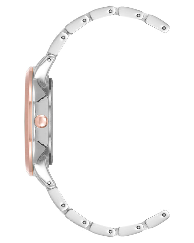 Nine West Easy-to-Read Sunburst Dial Watch
