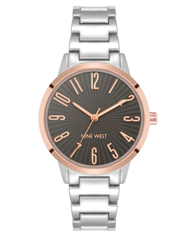 nine west Easy-to-Read Sunburst Dial Watch