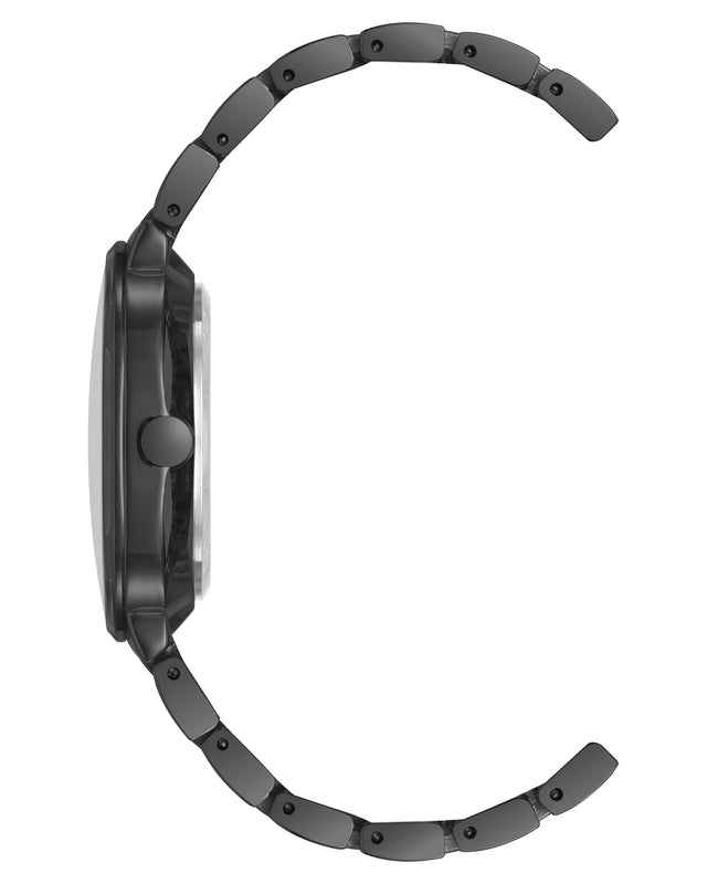 Nine West Elegant Floral Dial Watch