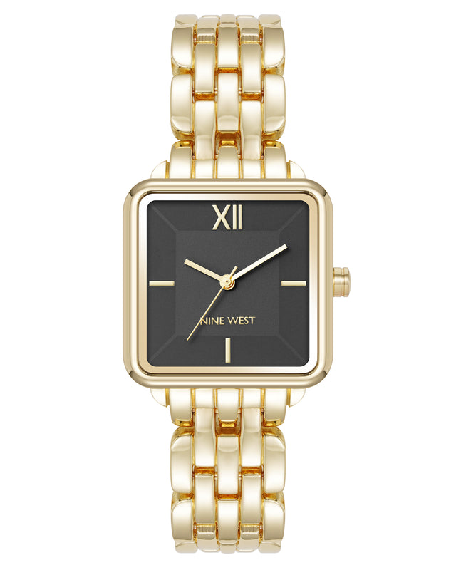 nine west Elegant Square Case Bracelet Watch