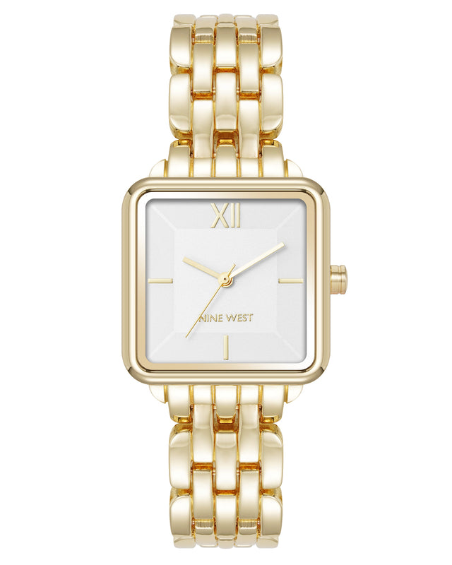 nine west Elegant Square Case Bracelet Watch