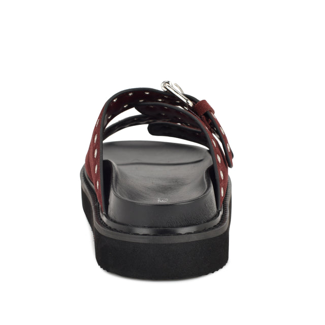 Nine West Eleny Buckle Slide Sandals