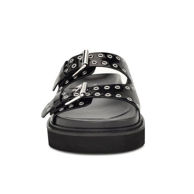 Nine West Eleny Buckle Slide Sandals