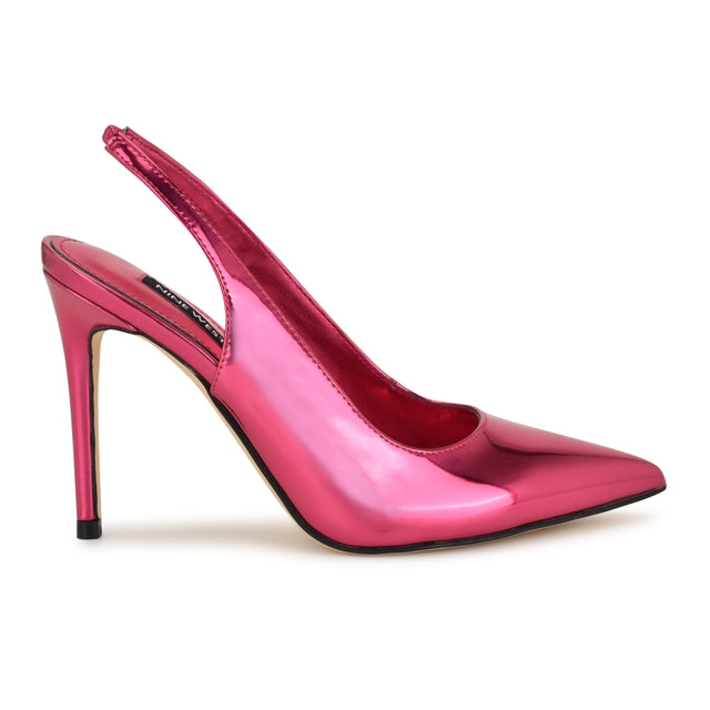 Nine West Feather Pointy Toe Slingback Pumps